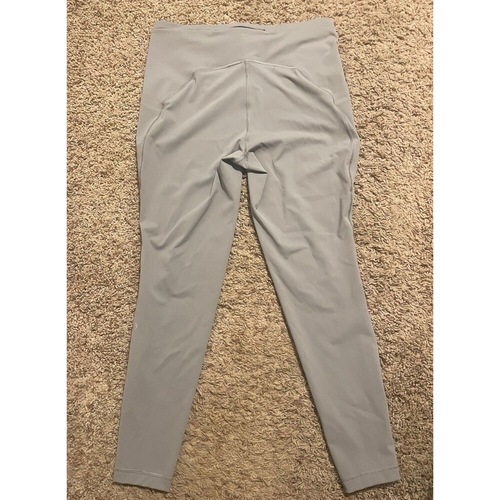 LULULEMON SenseKnit High-Rise Gray Running Leggings, Women’s Size 16